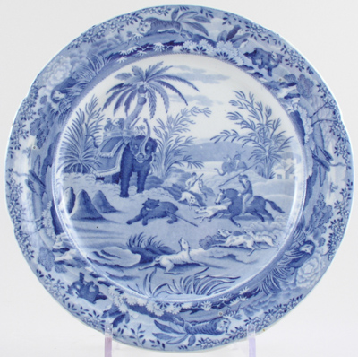Plate Death of the Bear c1820